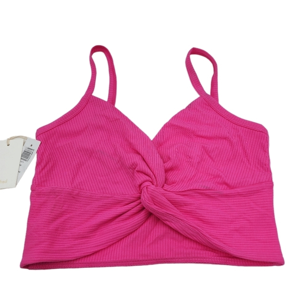 Wilfred Women's Bay Ribbed Twist-Front Tank Top - S